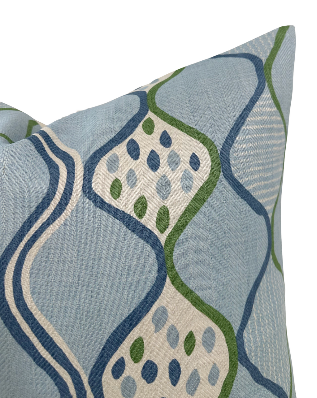 Baltic Weave Pillow Cover in Blue, Peter Dunham Textiles