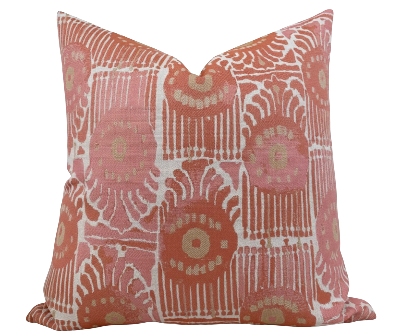 Bazaar Pillow Cover in Melon, Perennials Textiles