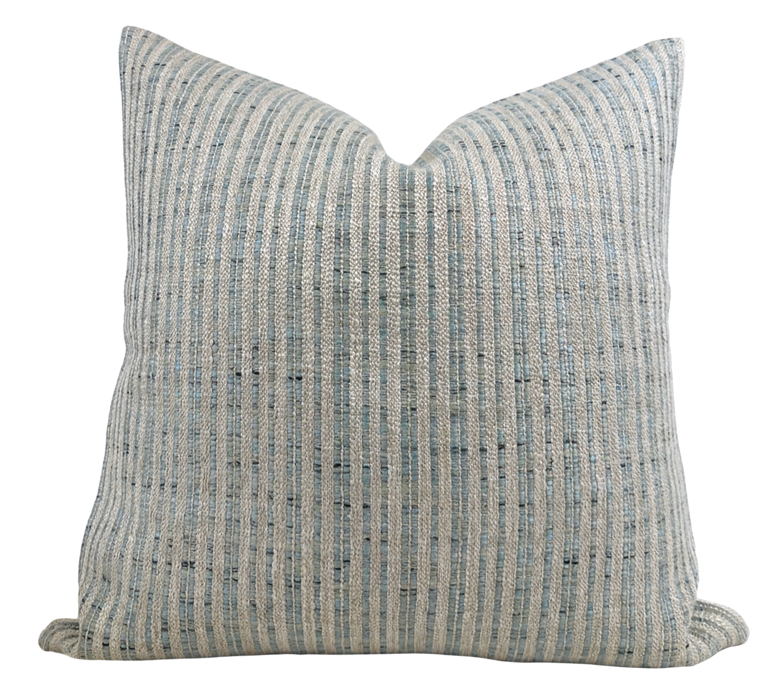 Unravel Pillow Cover in Aqua Blue