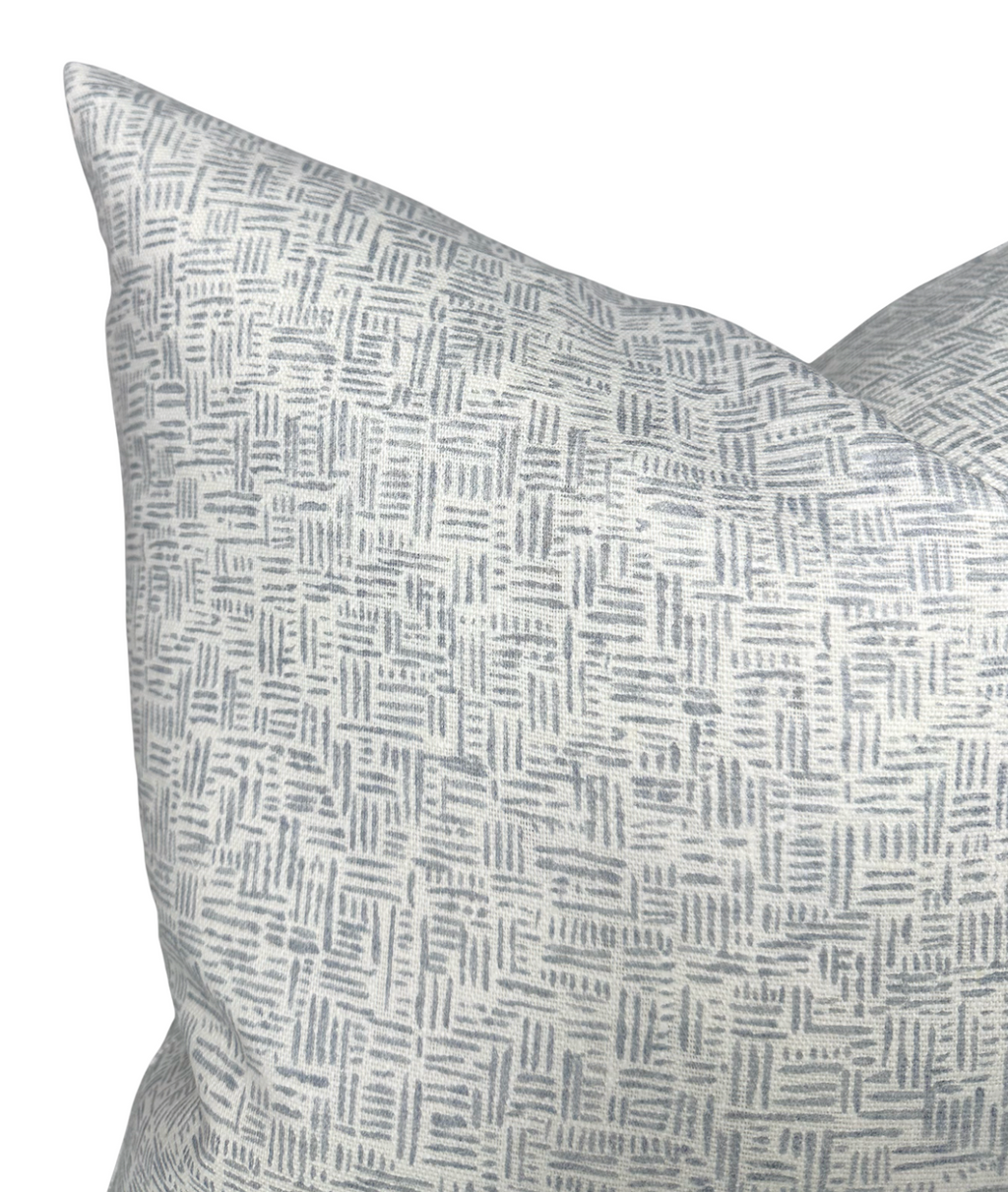 ETCH Pillow Cover in Dove Grey