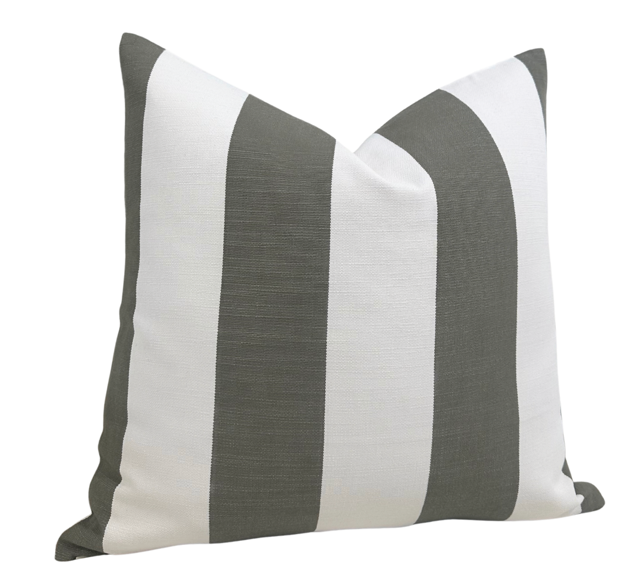 Go To Stripe Pillow Cover in Olive, Perennials Textiles