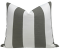 Go To Stripe Pillow Cover in Olive, Perennials Textiles