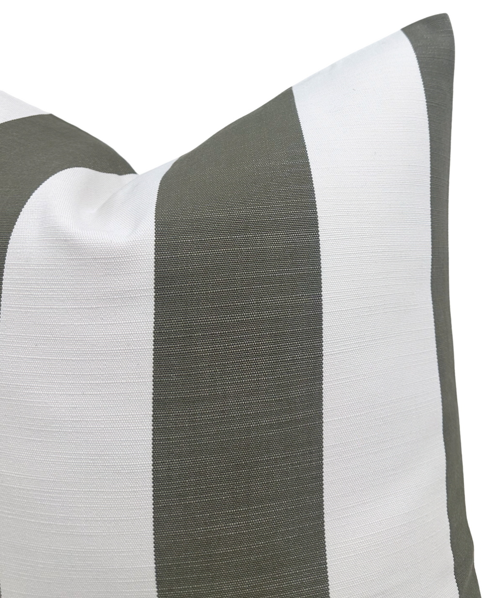 Go To Stripe Pillow Cover in Olive, Perennials Textiles