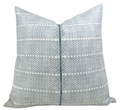 Madu Pillow Cover in Blue, Susan Connor Textiles