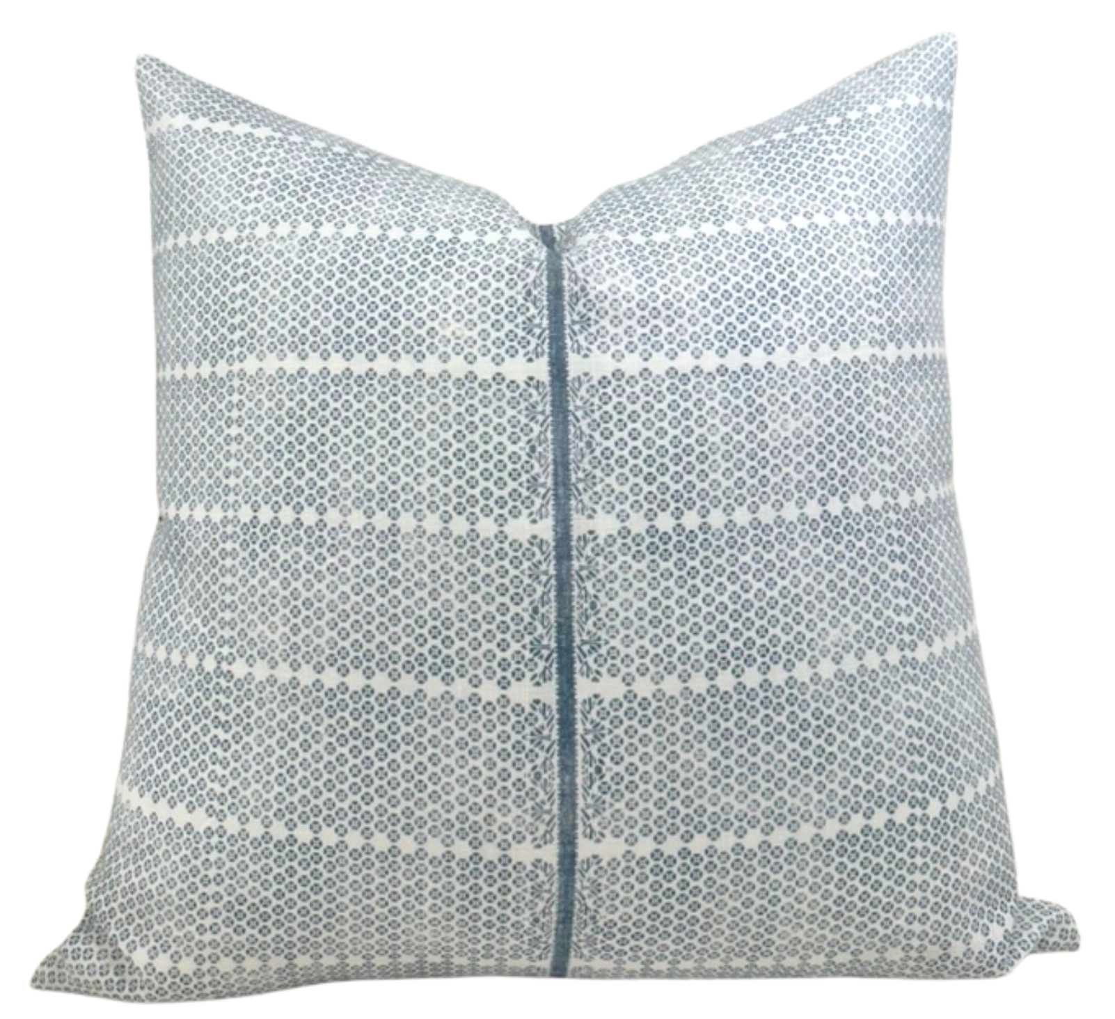 Madu Pillow Cover in Blue, Susan Connor Textiles