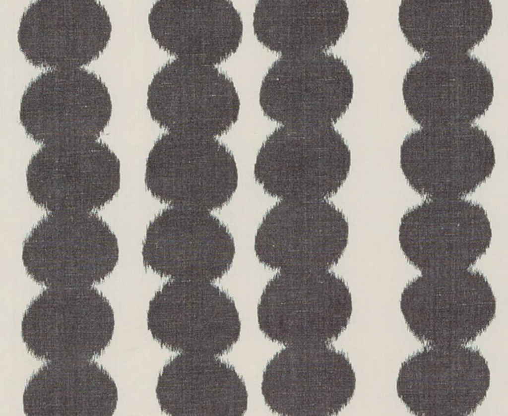 Full Circle Pillow Cover in Faded Black, Schumacher Textiles