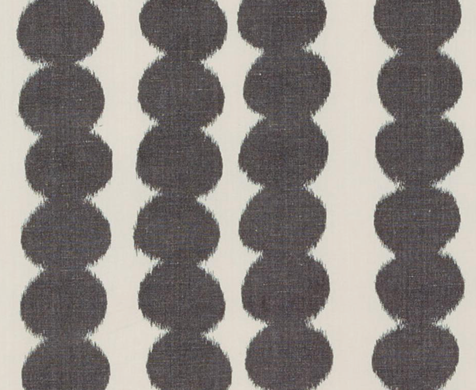 Full Circle Pillow Cover in Faded Black, Schumacher Textiles