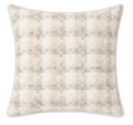Boro Woven Pillow Cover in Natural, Schumacher Textiles