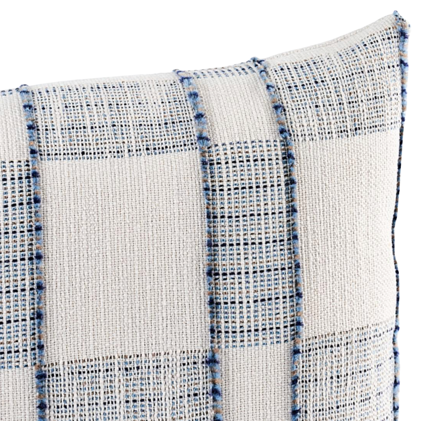 Elko Woven Pillow Cover in Indigo, Schumacher Textiles