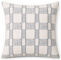 Elko Woven Pillow Cover in Indigo, Schumacher Textiles