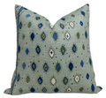 Oona Pillow Cover in Ocean Indigo, Peter Dunham Textiles