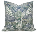 Shangri La Pillow Cover in Verde Green
