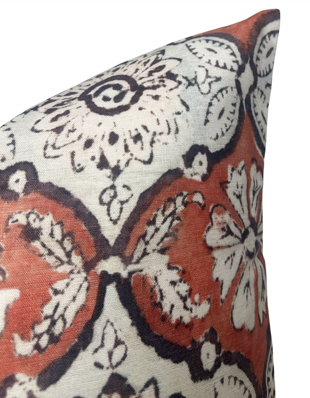 Minnie Maharani Pillow Cover in Ruby Red, Peter Dunham Textiles