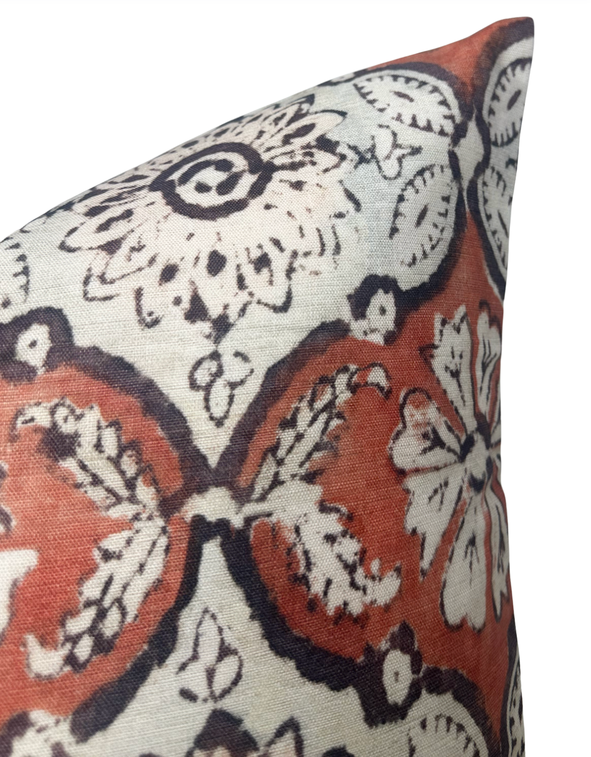 Minnie Maharani Pillow Cover in Ruby Red, Peter Dunham Textiles