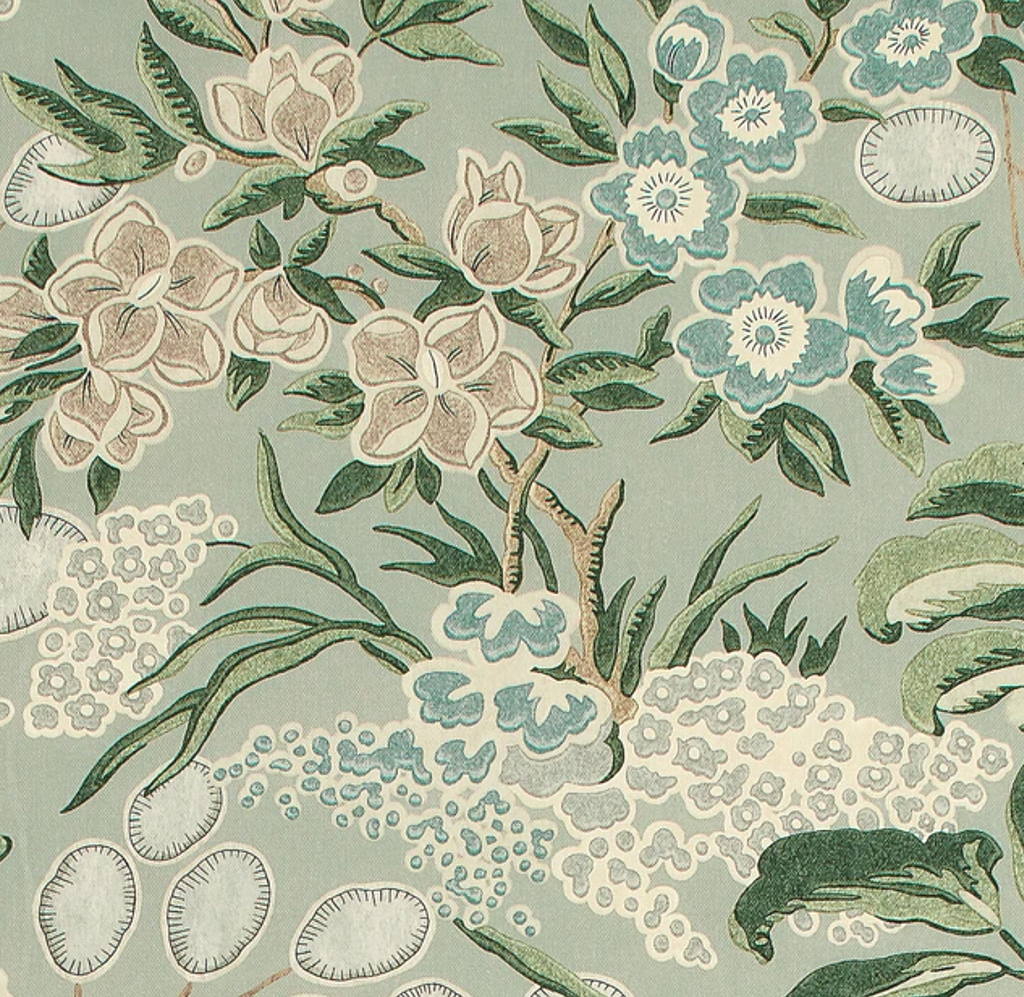 Meadow Floral Pillow Cover in Sage, Thibaut Pillows
