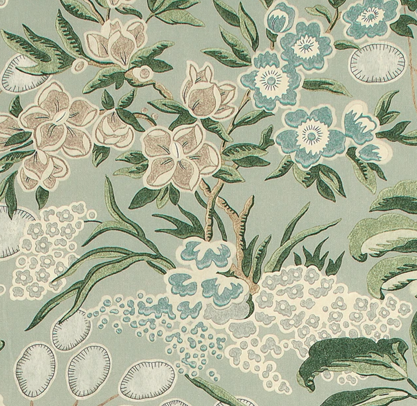 Meadow Floral Pillow Cover in Sage, Thibaut Pillows