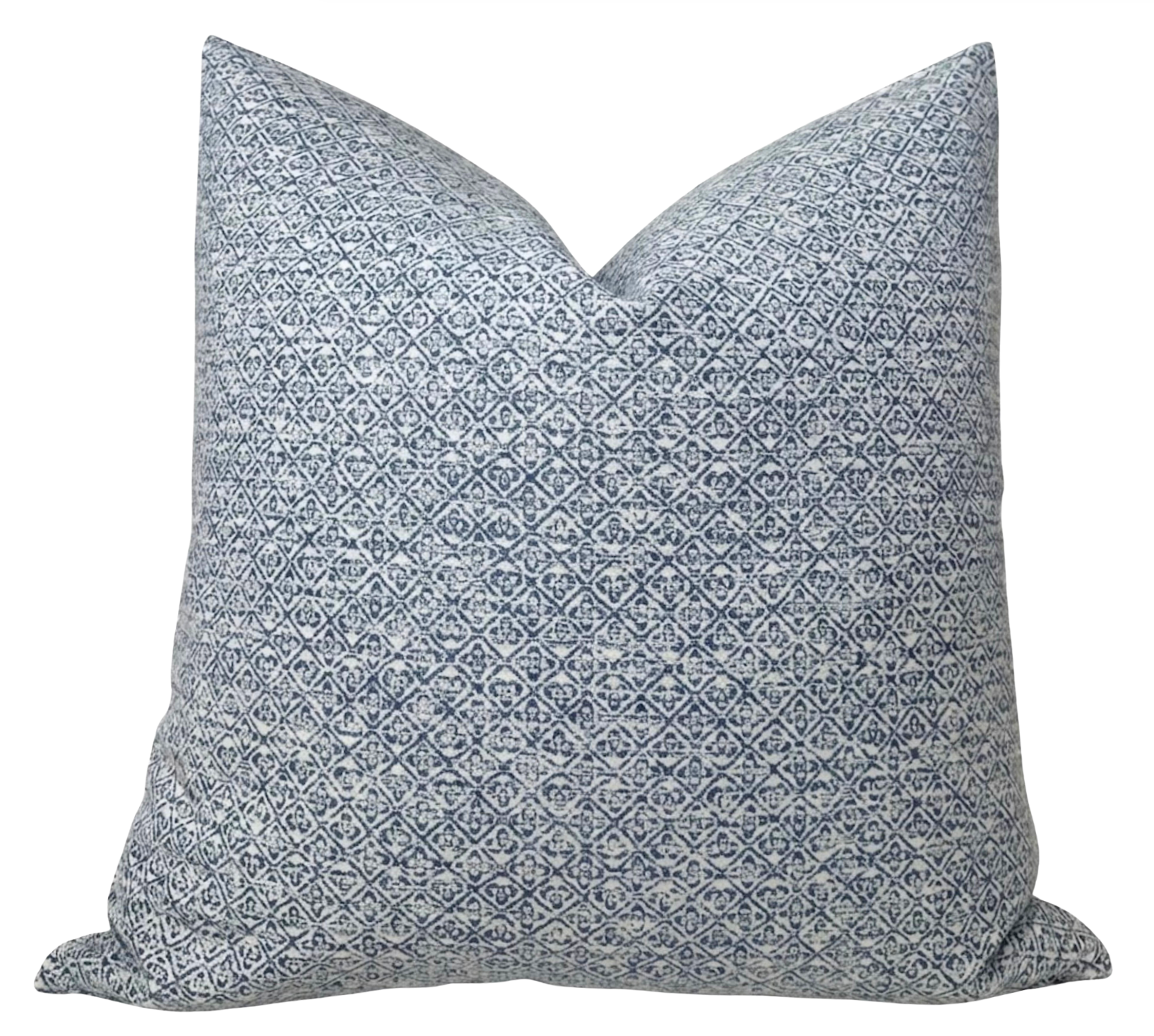Sarong Weave Pillow Cover in Indigo Blue, Schumacher Textiles