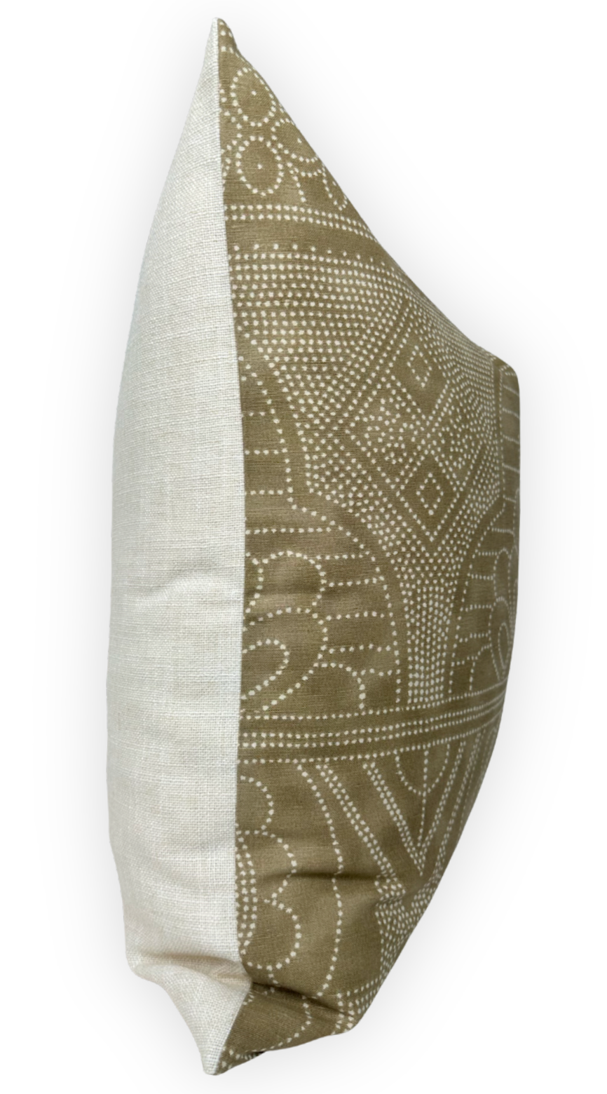 Medinas Pillow Cover in Camel Brown, Thibaut Pillows