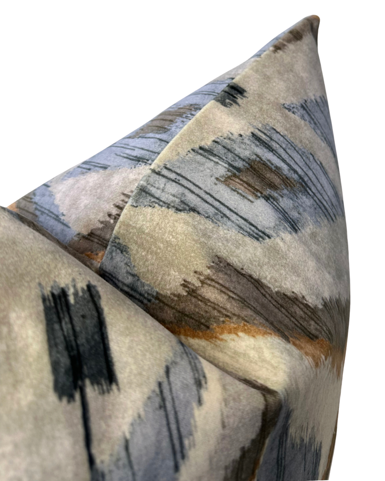Artesian Velvet Pillow Cover in Birch, Thibaut Pillows
