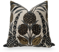 Cornelia Pillow Cover in Gold and Grey, Thibaut Pillows