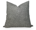 Camber Pillow Cover in Charcoal, Lindsay Alker Textiles
