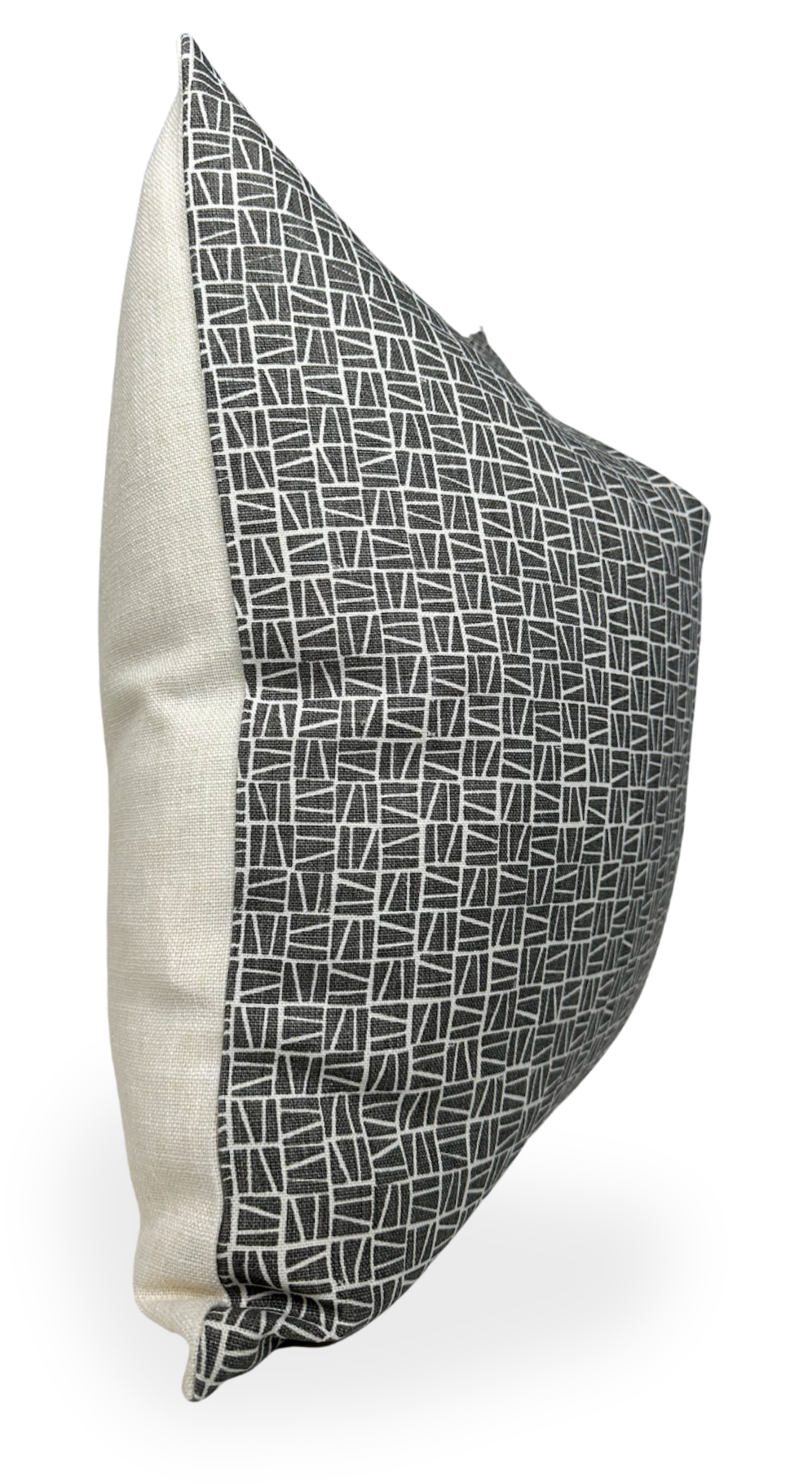 Camber Pillow Cover in Charcoal, Lindsay Alker Textiles