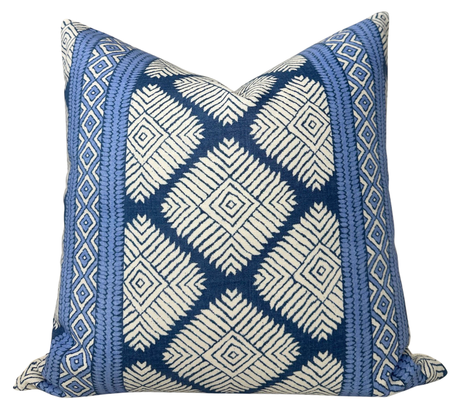Austin Pillow Cover in Navy Blue, Thibaut Pillows