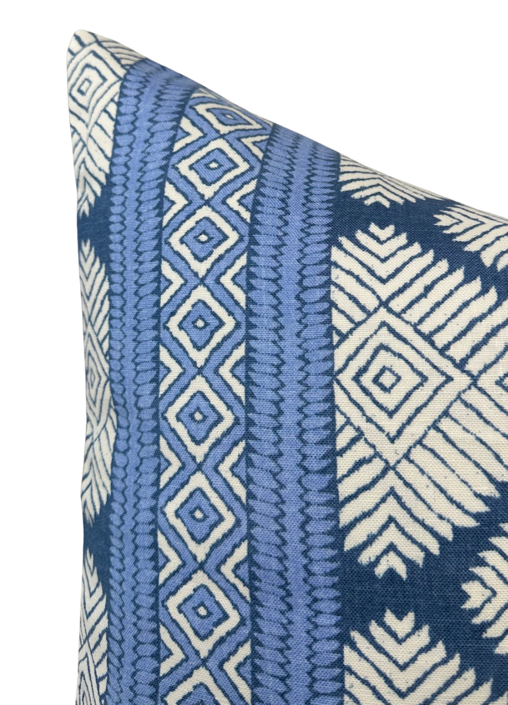 Austin Pillow Cover in Navy Blue, Thibaut Pillows