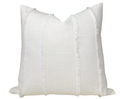 Tulum Casement Embroidered Pillow Cover in Ivory, Schumacher Textiles