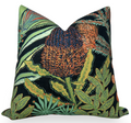Protea Performance Pillow Cover in Black, Thibaut Pillows