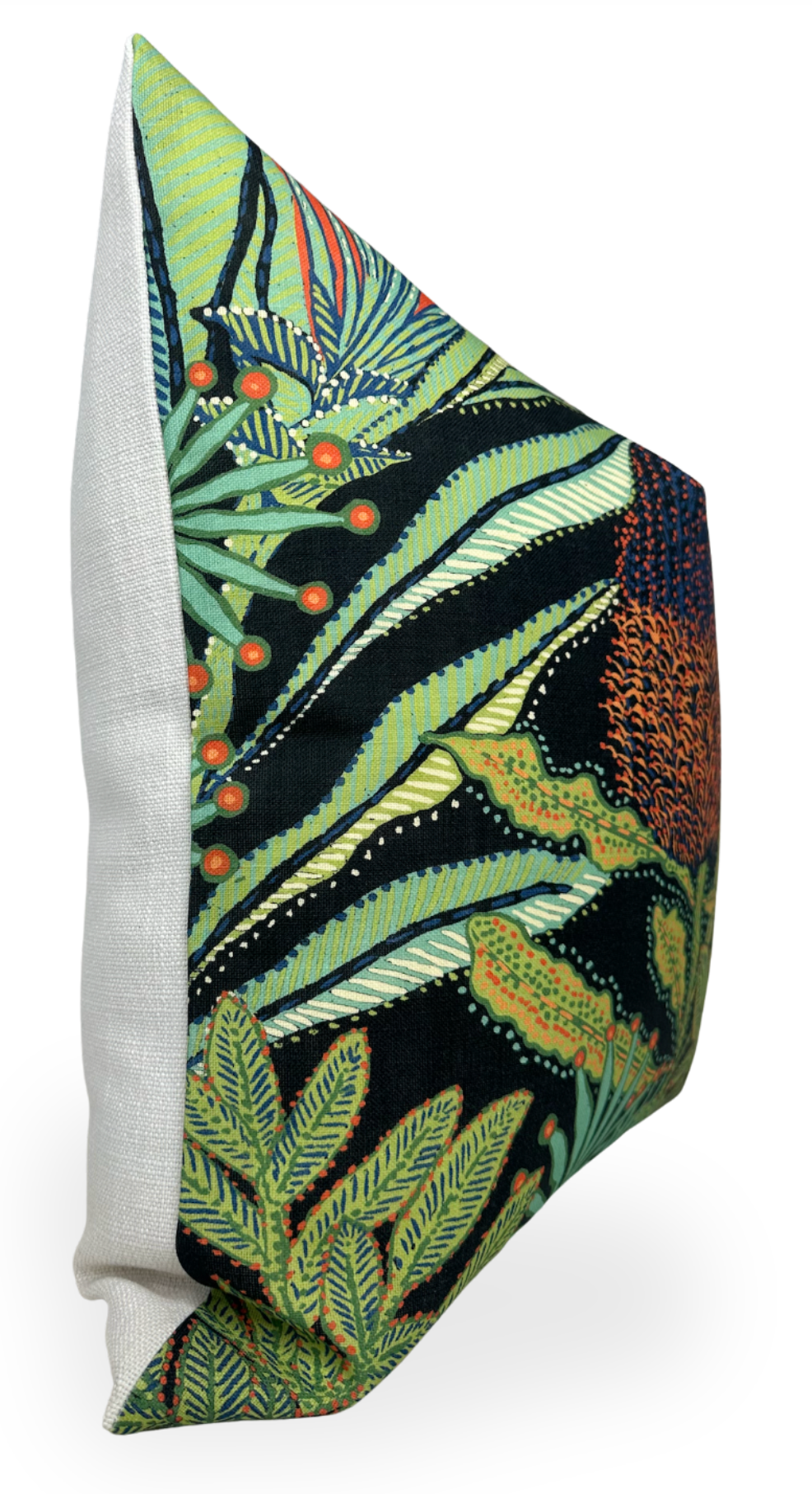 Protea Performance Pillow Cover in Black, Thibaut Pillows