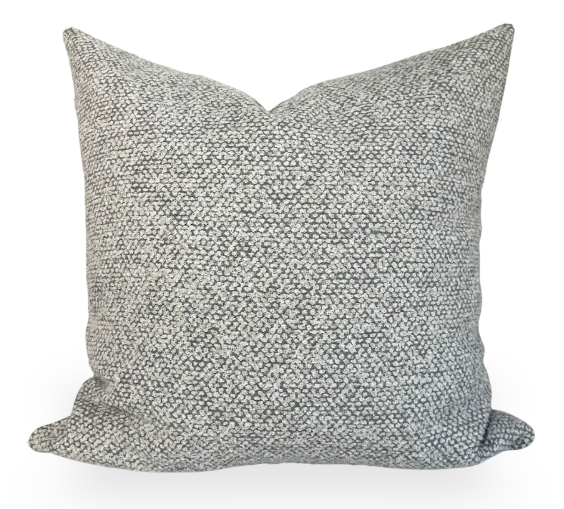 On the Lamb Woven Pillow Cover in Platinum, Performance Pillow