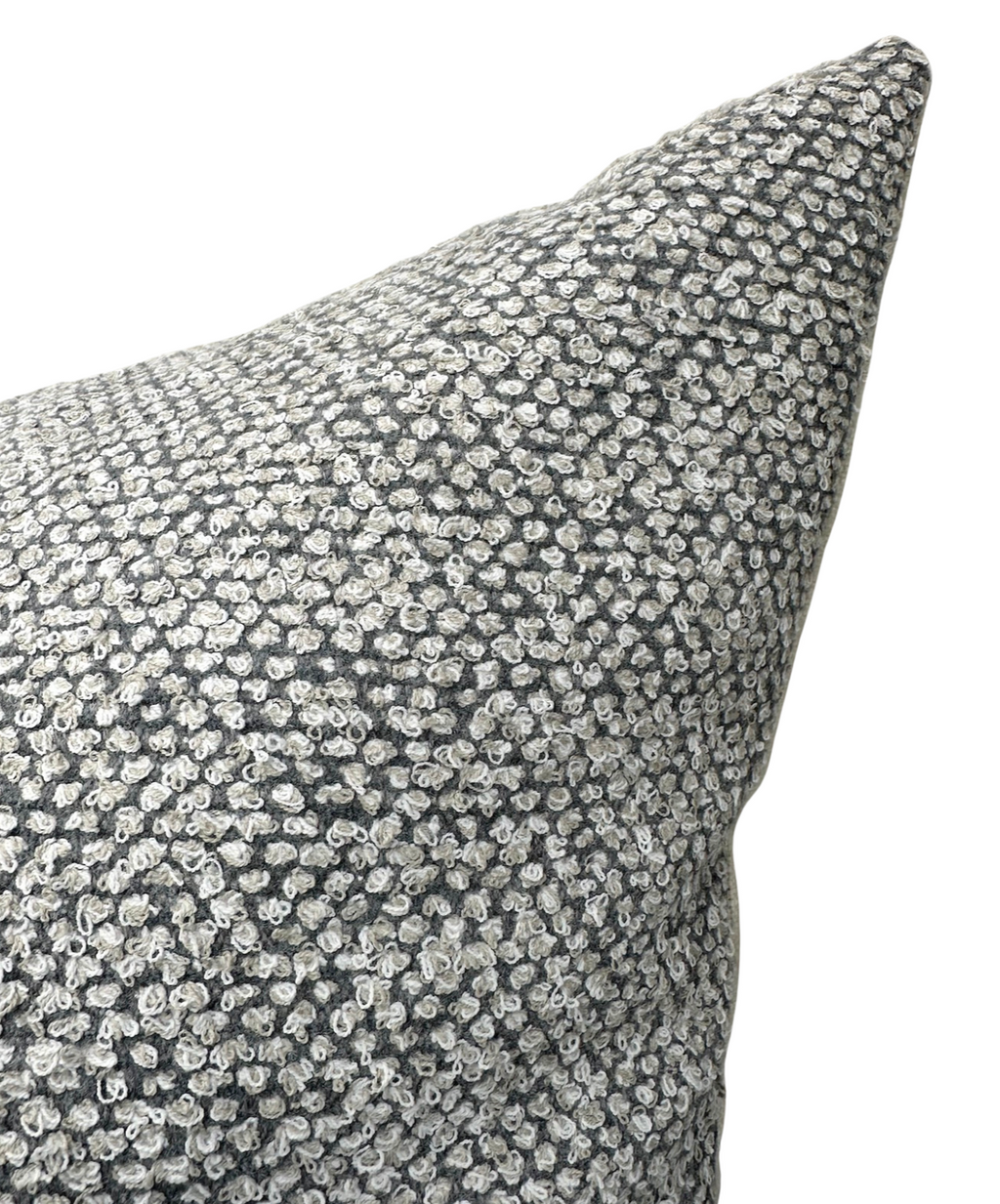 On the Lamb Woven Pillow Cover in Platinum, Performance Pillow