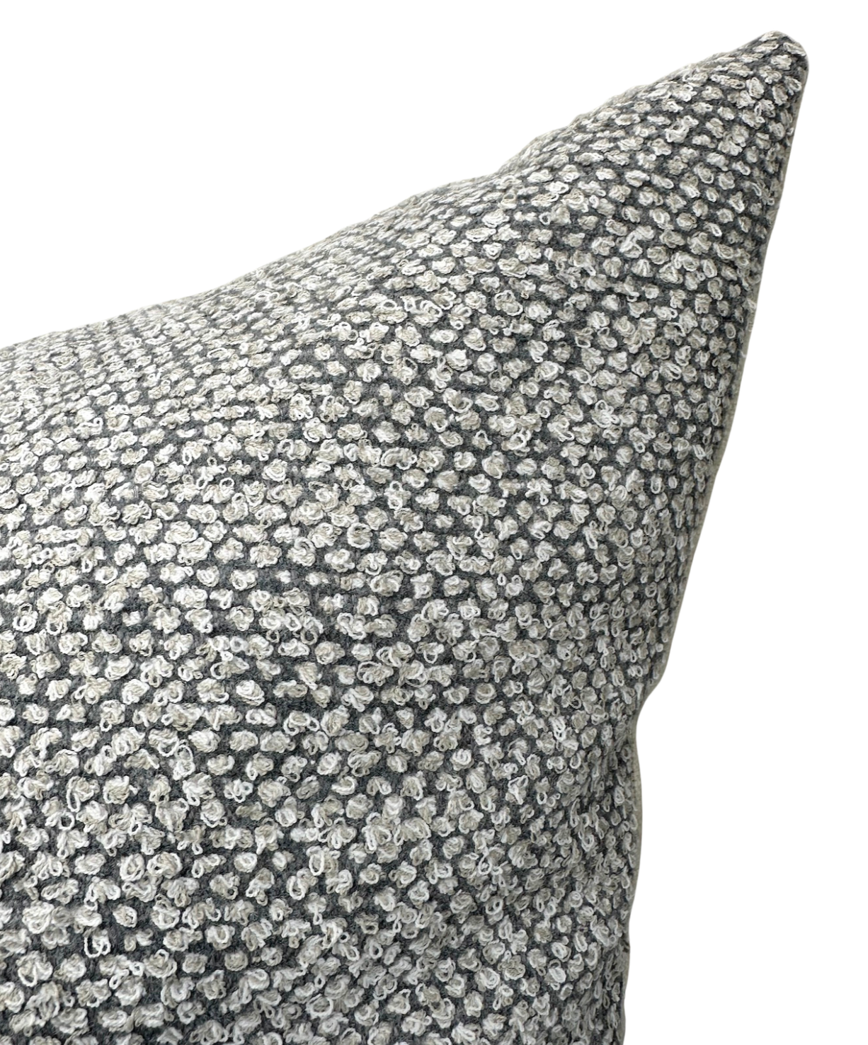 On the Lamb Woven Pillow Cover in Platinum, Performance Pillow