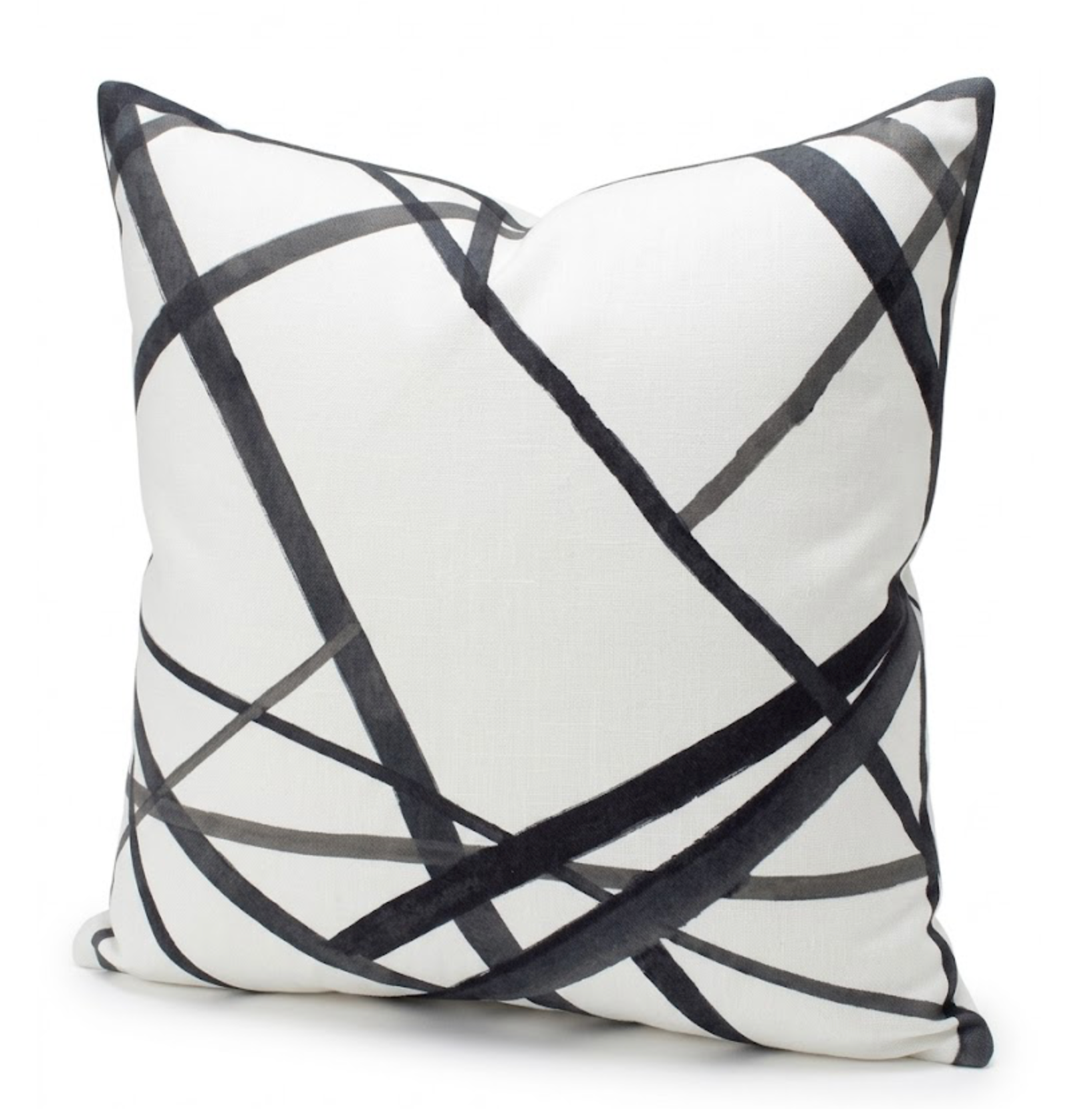 Channels Pillow Cover in Ebony, Kelly Weasrtler Textiles