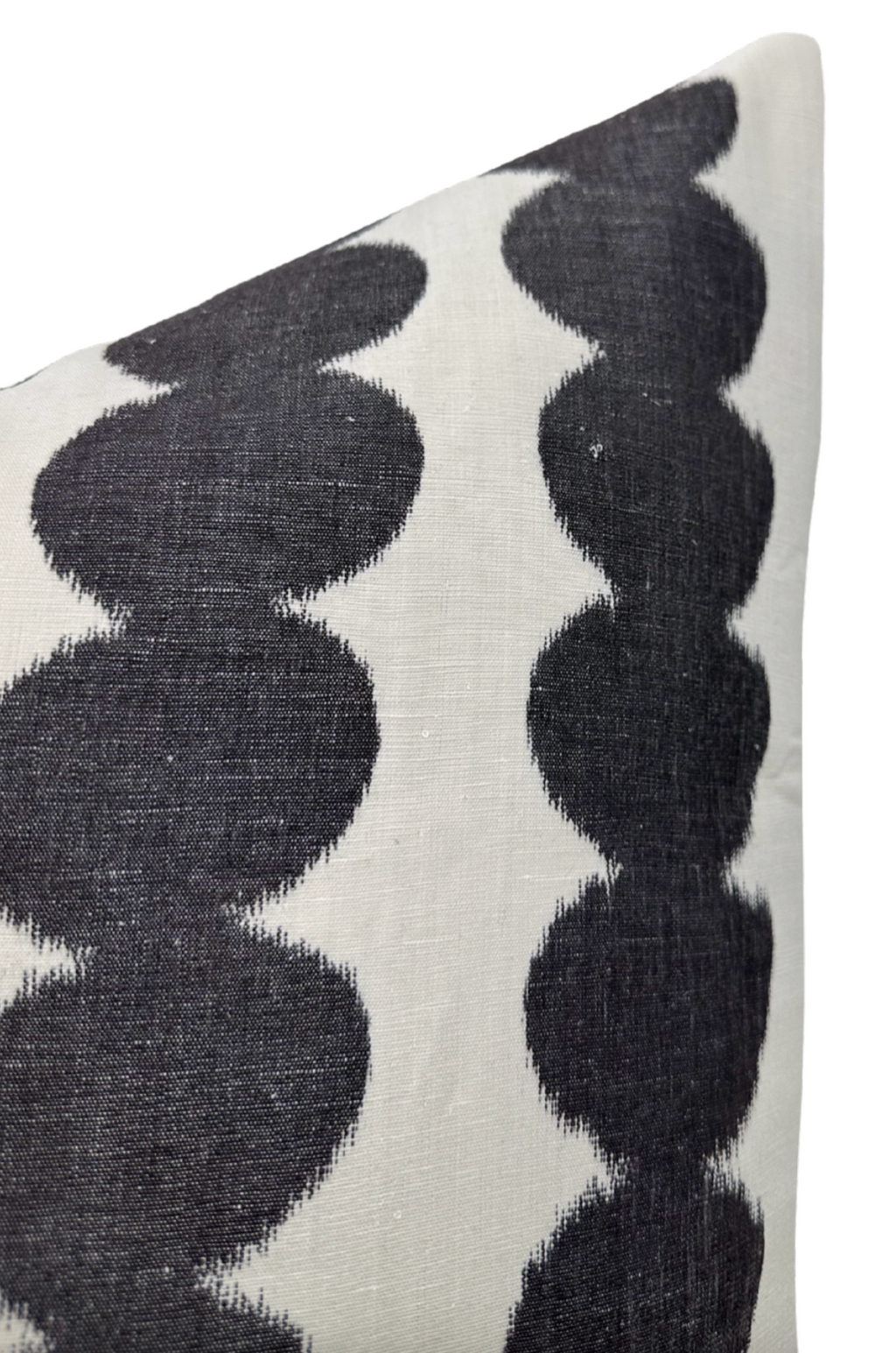 Full Circle Pillow Cover in Faded Black, Schumacher Textiles