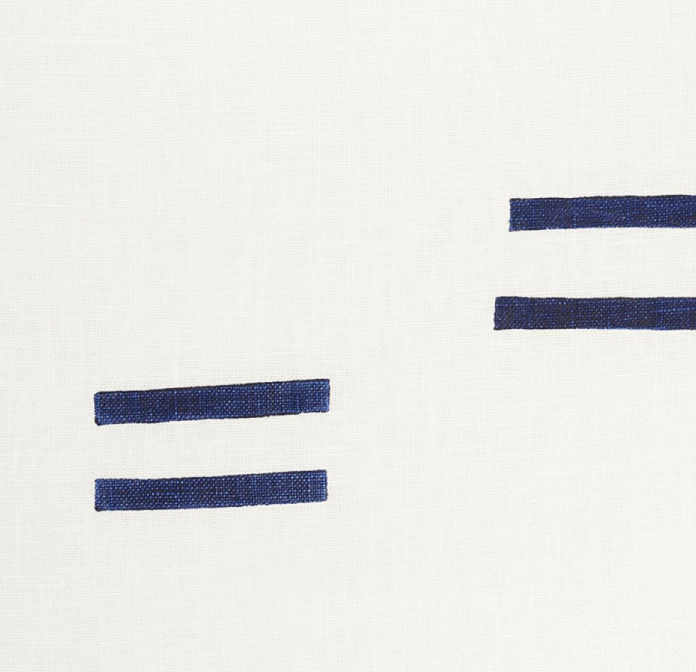 Oaxaca Dashes Pillow Cover in Navy, Schumacher Textiles