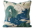 Willow Tree Pillow Cover in Navy, Thibaut Pillows