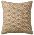 Audley Woven Pillow Cover in Sand, Schumacher Textiles