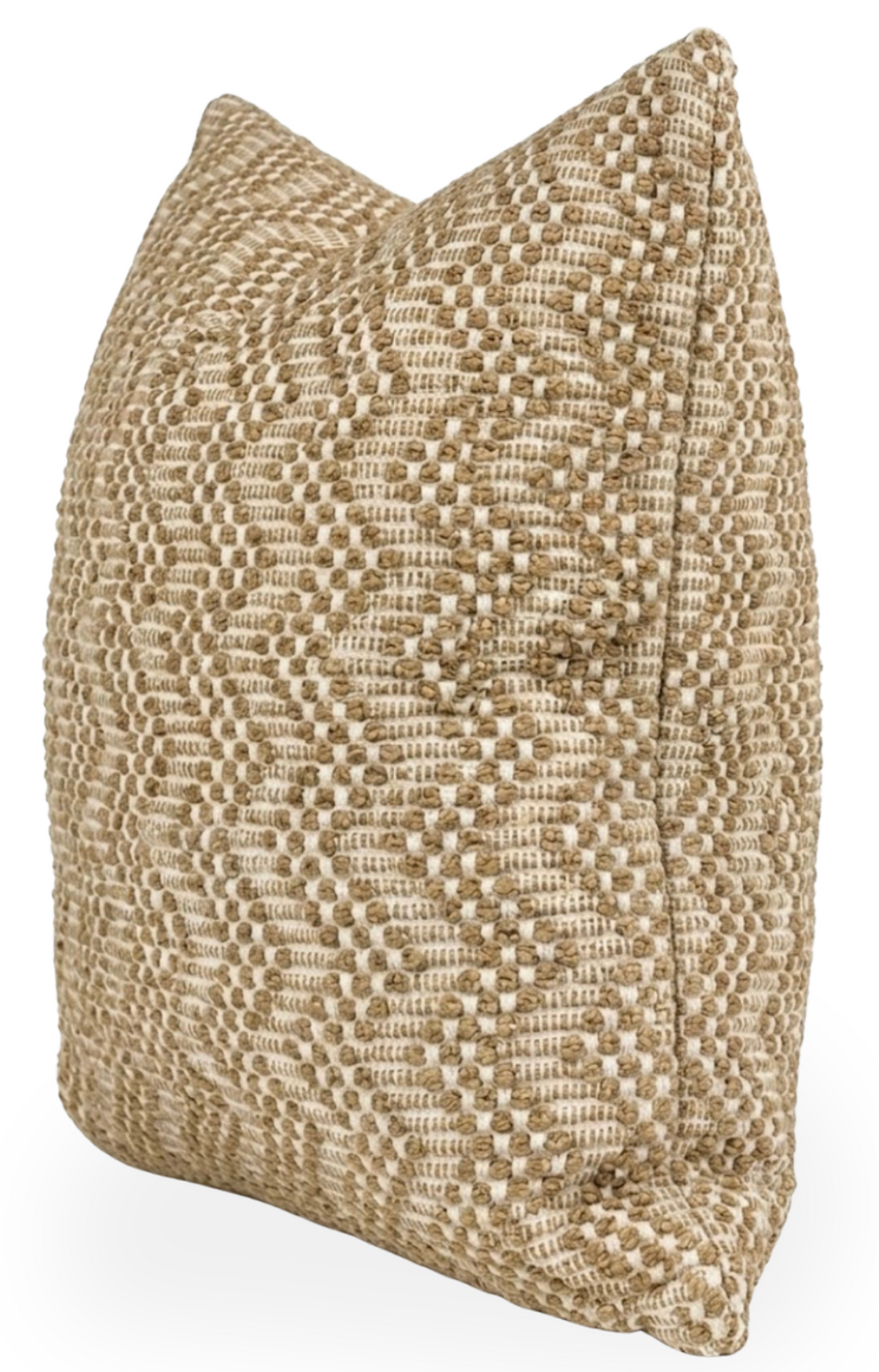Audley Woven Pillow Cover in Sand, Schumacher Textiles