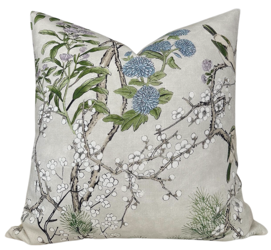 Katsura Pillow Cover in Lavender, Thibaut Pillows