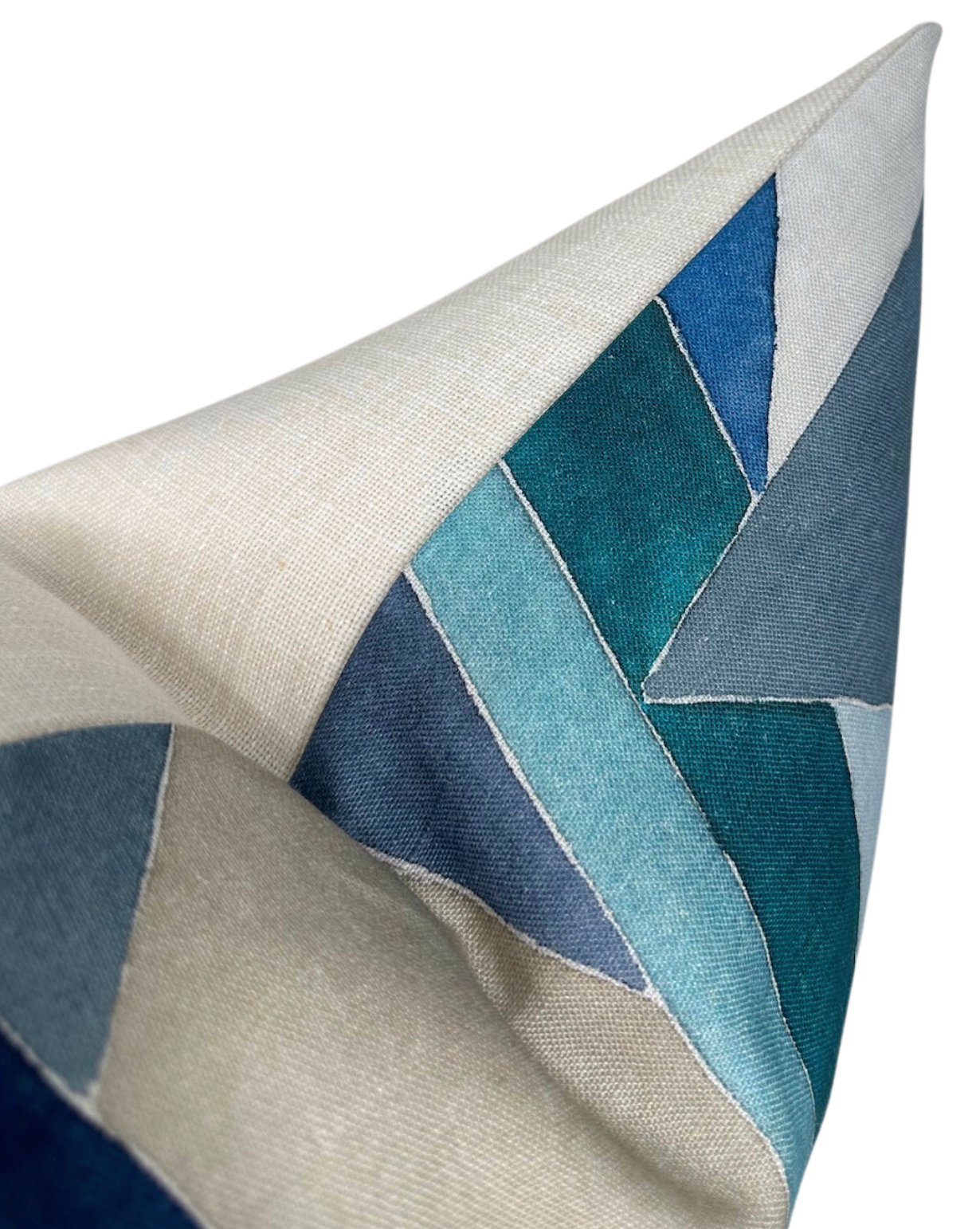 Roulade Pillow Cover in Navy Blue
