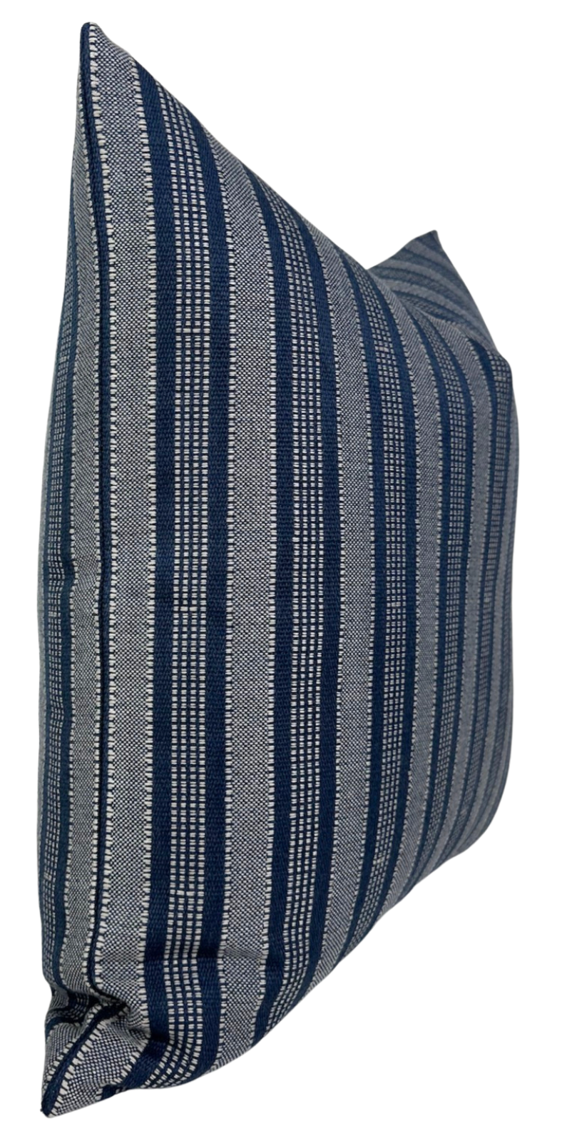 Amida Pillow Cover in White on Indigo, Peter Dunham Textiles