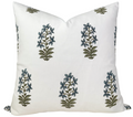 Udaipur Pillow Cover in Indigo, Peter Dunham Textiles
