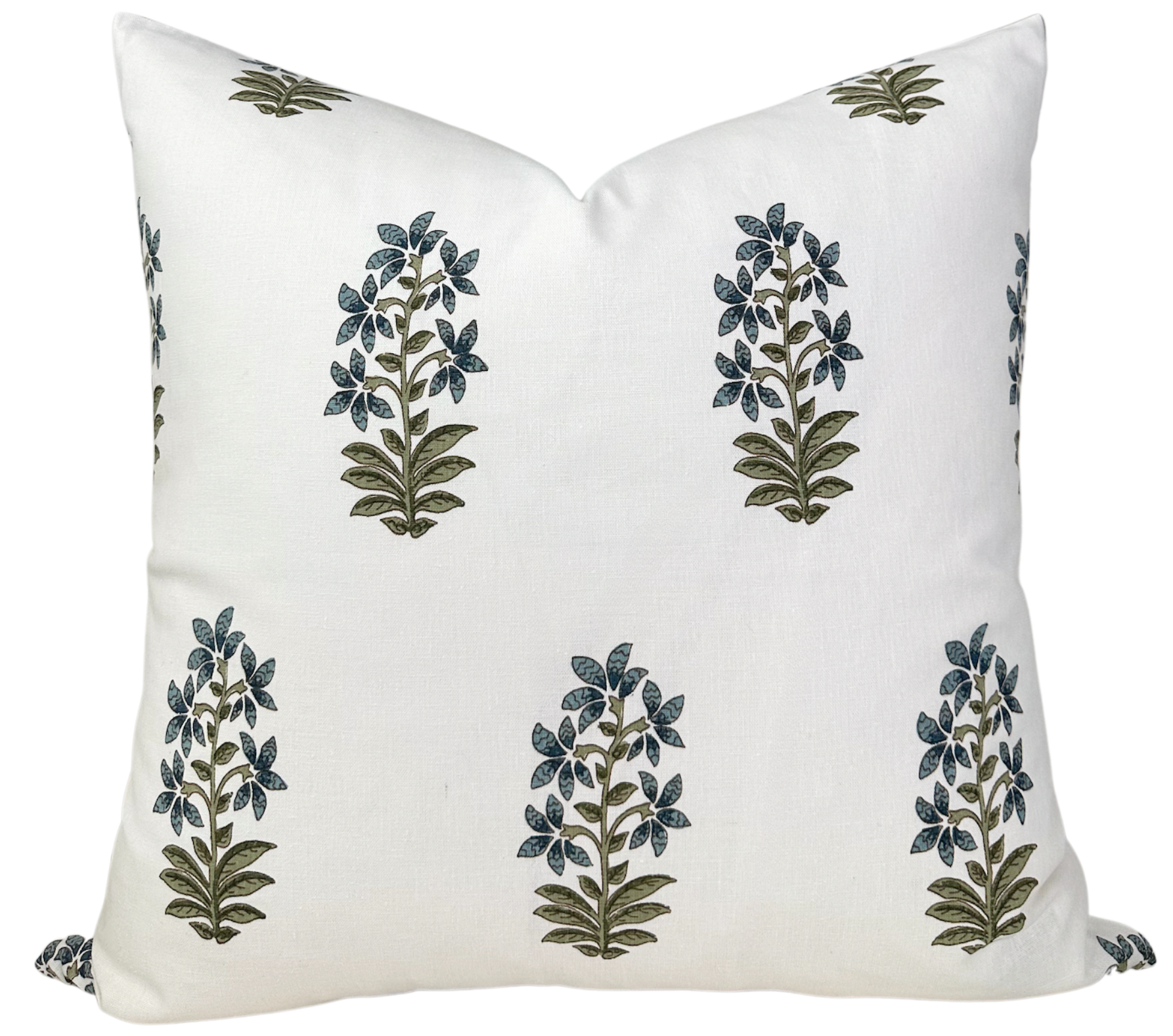 Udaipur Pillow Cover in Indigo, Peter Dunham Textiles