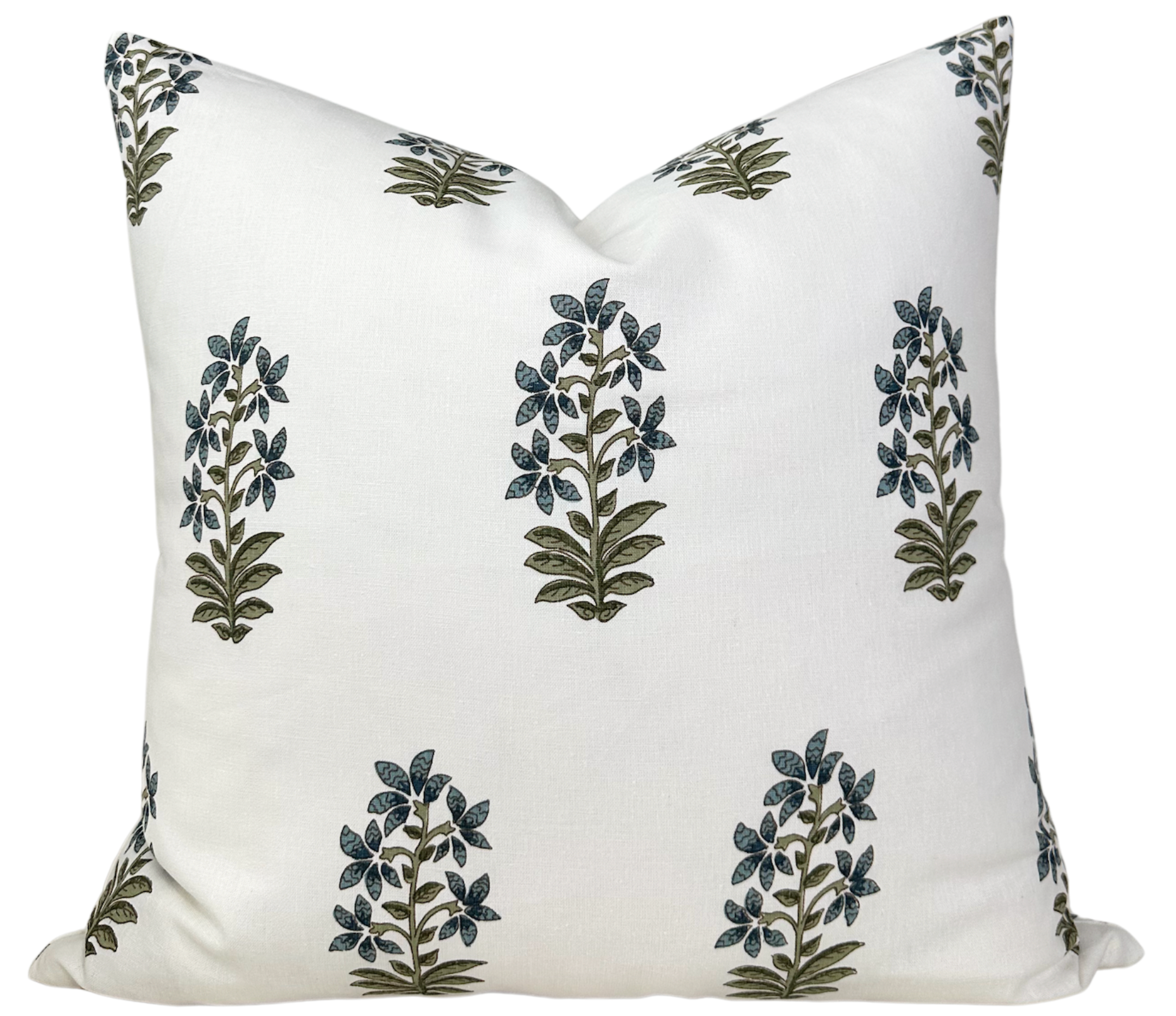 Udaipur Pillow Cover in Indigo, Peter Dunham Textiles