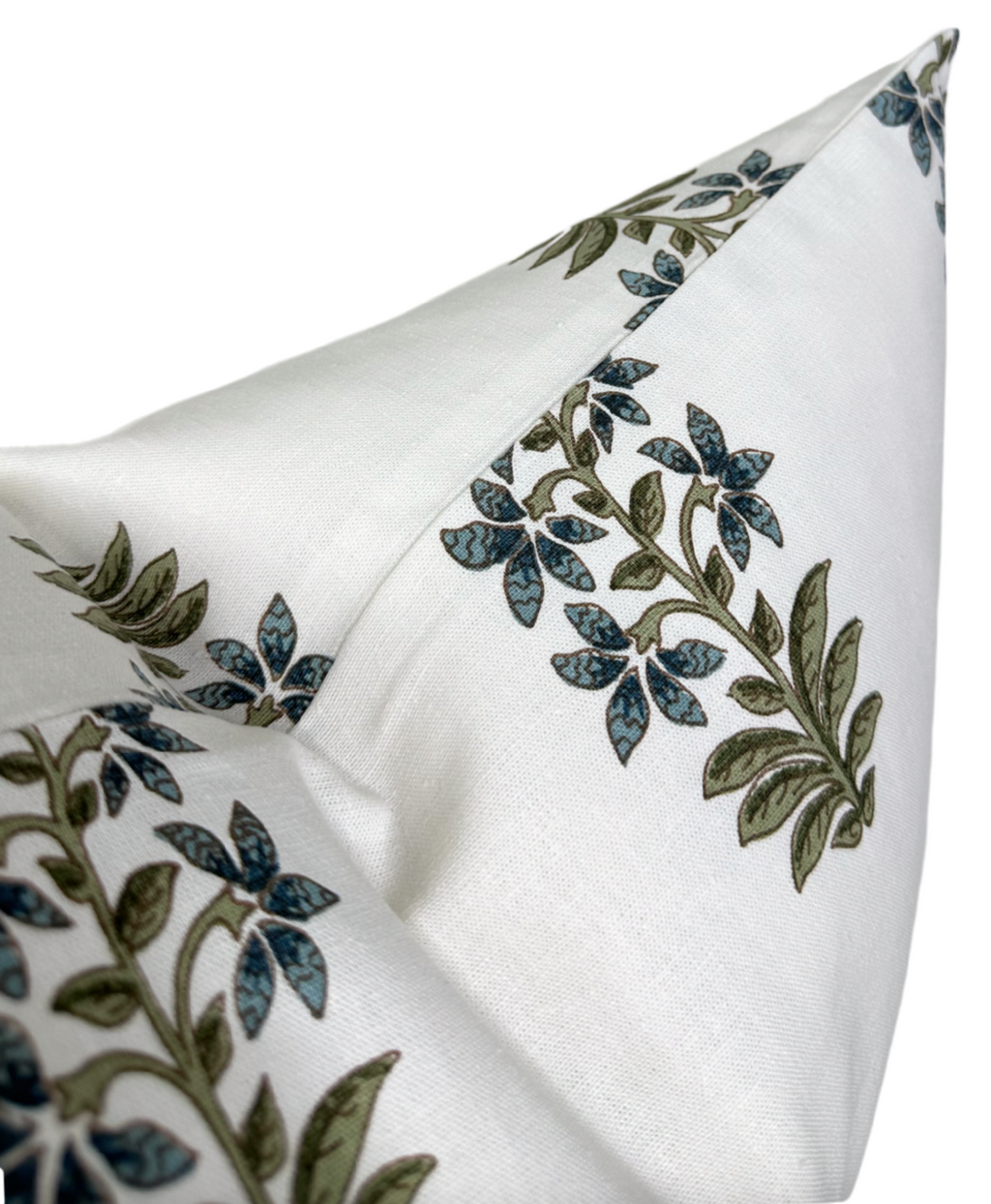 Udaipur Pillow Cover in Indigo, Peter Dunham Textiles