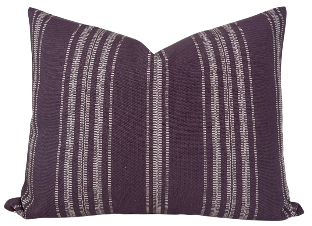 Mayan Striped Pillow Cover in Royal