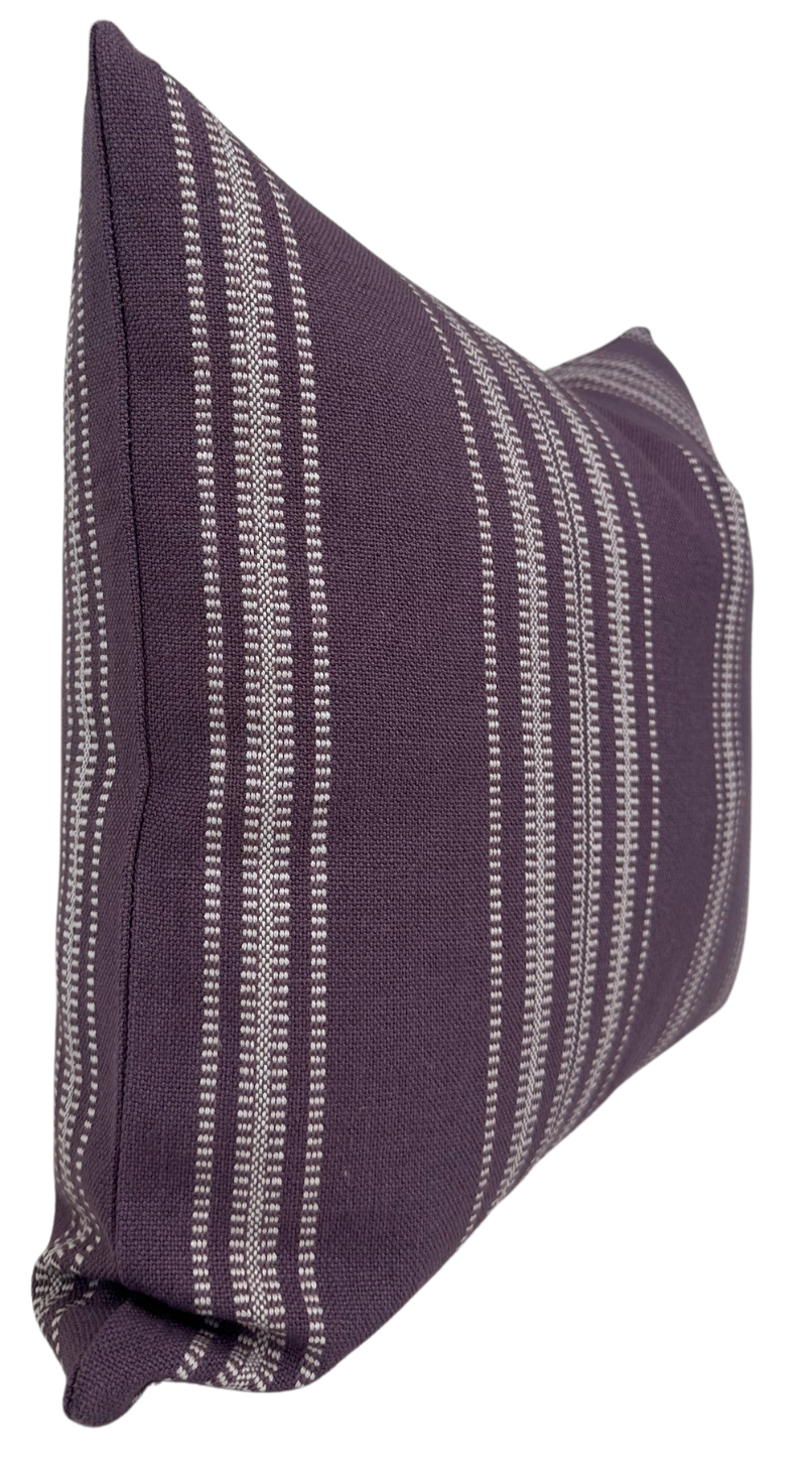 Mayan Striped Pillow Cover in Royal