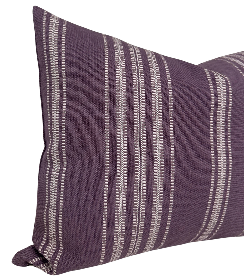 Mayan Striped Pillow Cover in Royal